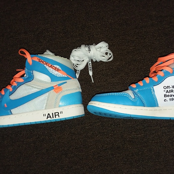 jordan off white university blue